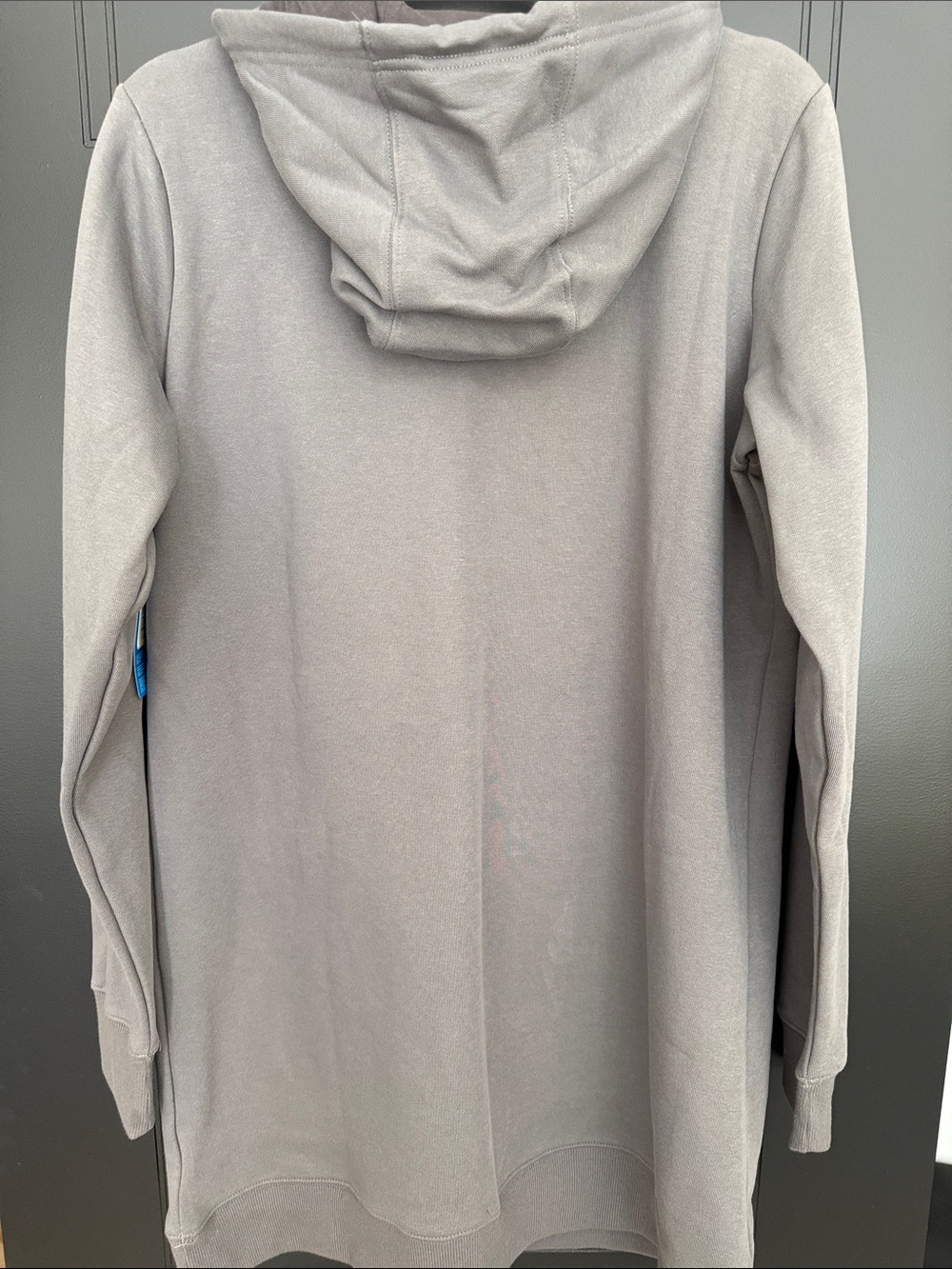 Columbia Hooded Pullover Sweatshirt - Medium Gray with charcoal gray hood lining - Picture 5 of 6